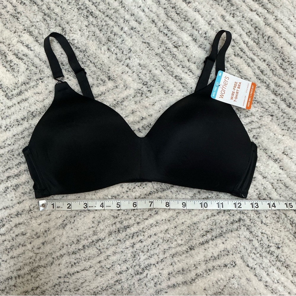Warner’s | Black Wire Free T-Shirt Bra size 36C - Picture 7 of 8